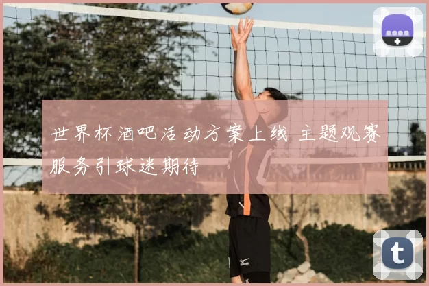 世界杯酒吧活动方案上线 主题观赛服务引球迷期待