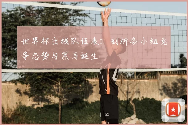 世界杯出线队伍表：剖析各小组竞争态势与黑马诞生